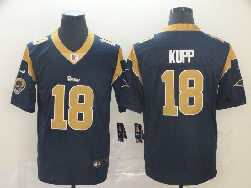 Men Los Angeles Rams #18 Kupp Blue Nike Vapor Untouchable Limited Player NFL Jerseys->los angeles rams->NFL Jersey